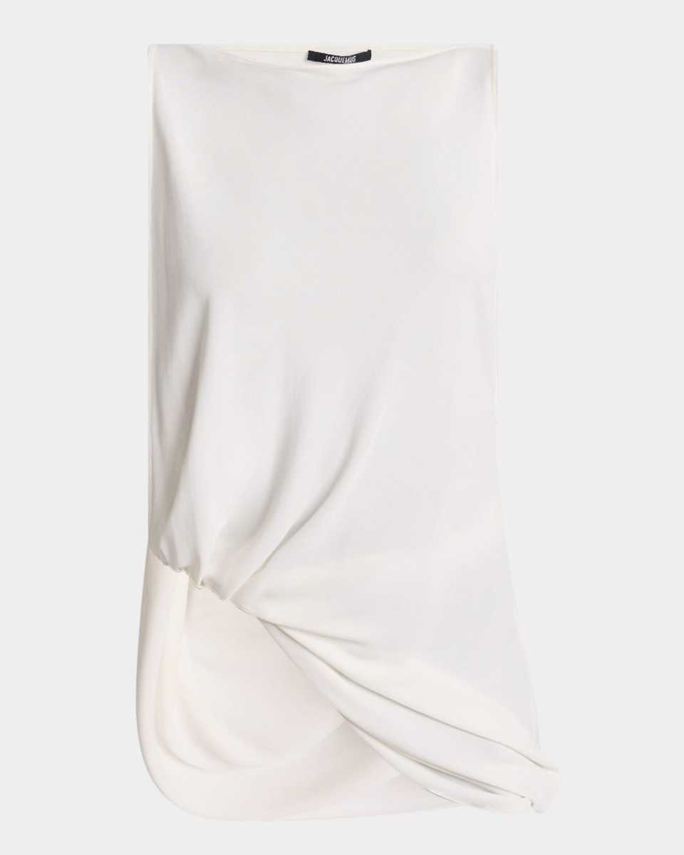 Peplo Cutout Asymmetric Tank Top